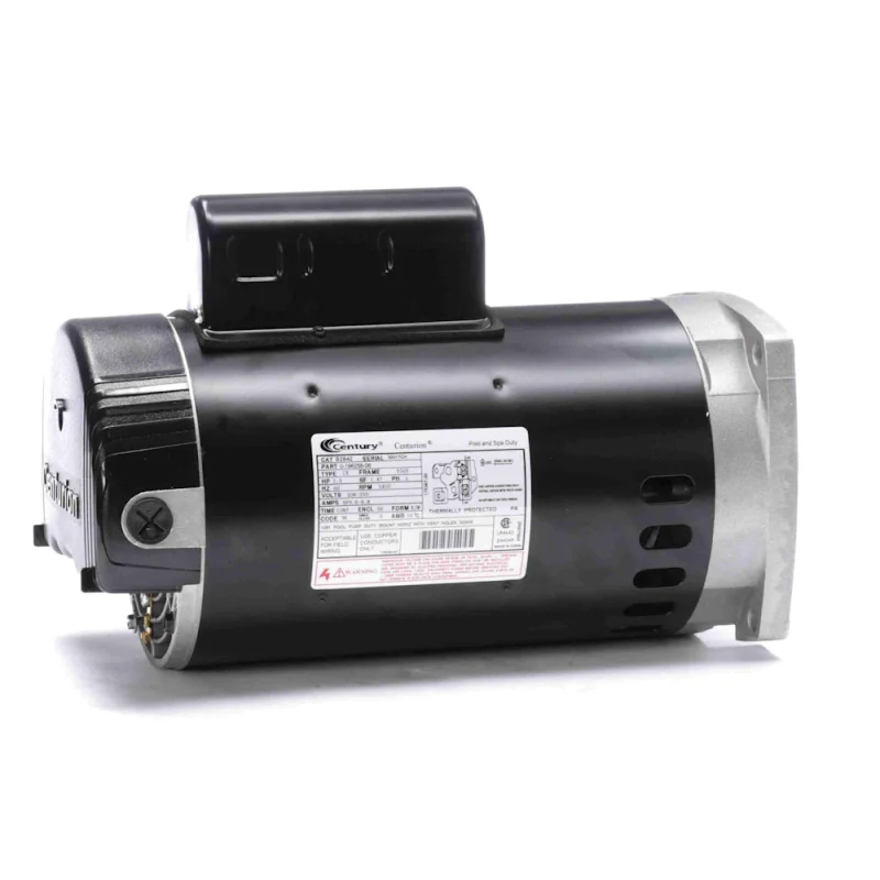 1.5 HP 56Y Frame Pool Pump Motor, Single Phase, 208-230V | Century | B2842 | (56Y Frame, 1.5 HP, 208-230V)
