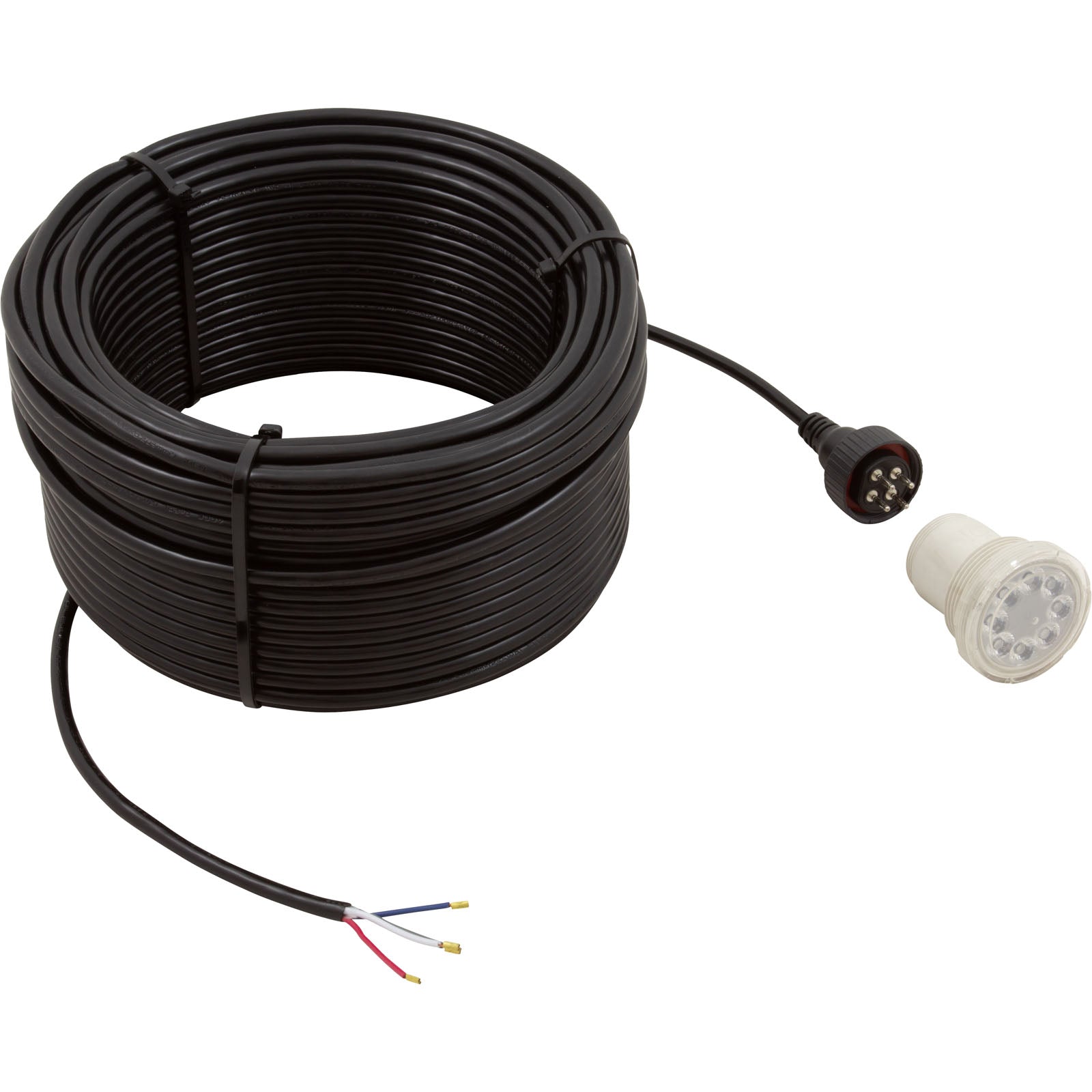 Treo Mini Multi Color LED Nicheless Pool & Spa Light - 150 ft Cable | PAL Lighting 64-EGTSM-150Treo Mini Multi Color LED Nicheless Pool & Spa Light - 150 ft Cable | PAL Lighting 64-EGTSM-150