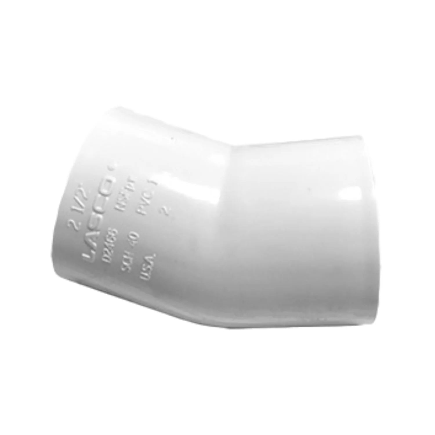 Westlake Pipe & Fittings | 465020 | 2" Slip x Slip SCH 40 22.5° Elbow