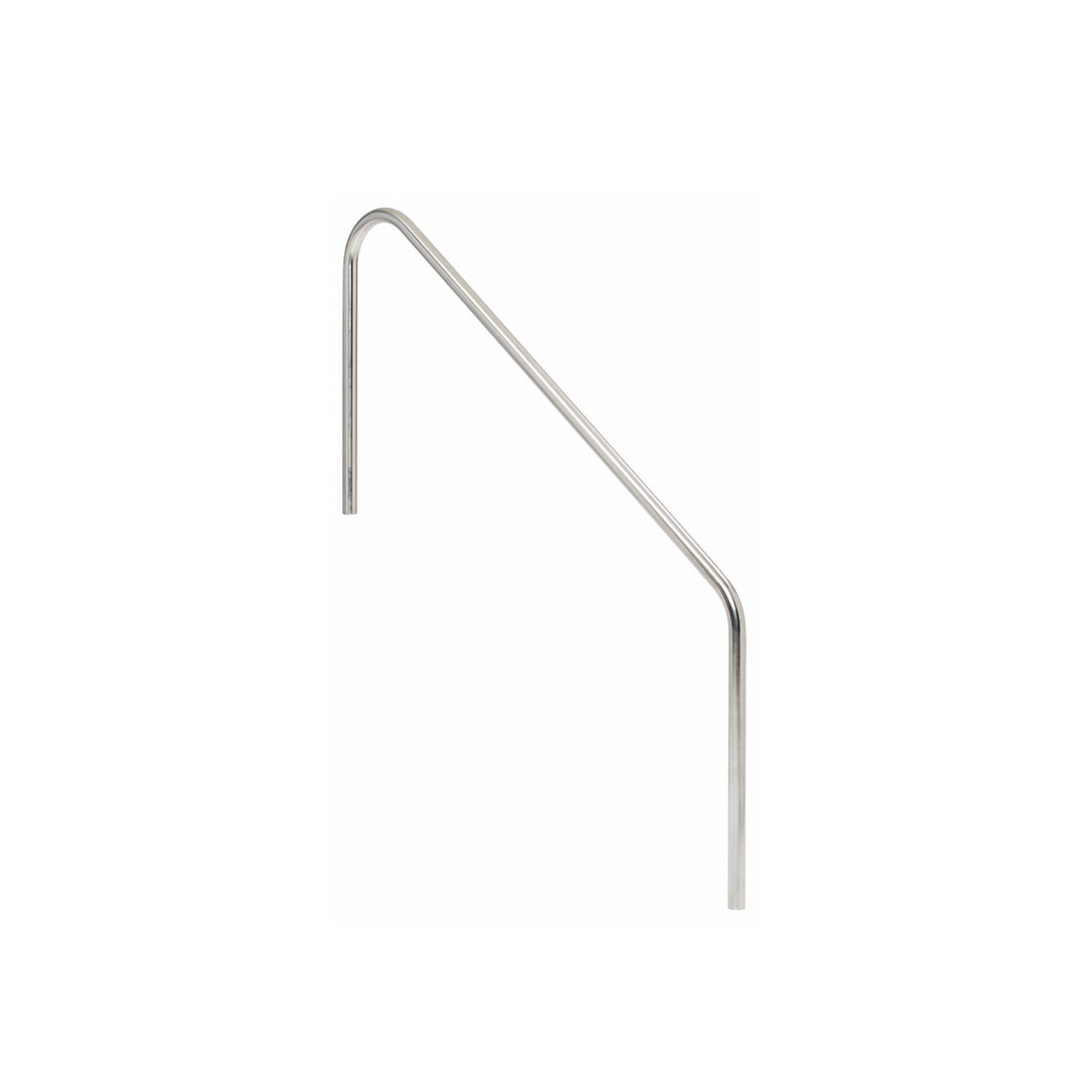 2HR-5-065 5ft 2 Bend Deck Rail 0.065In 1.9In OD SR Smith Stainless Steel