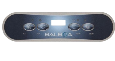 11345 BalboaTopside Control Overlay, ML400, 4-Btn, LCD