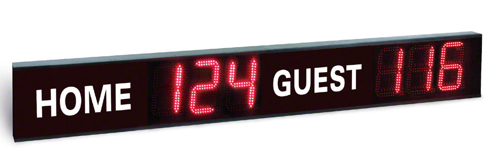 Single-Line 6-Digit LED Scoreboard Displays Home/Guest