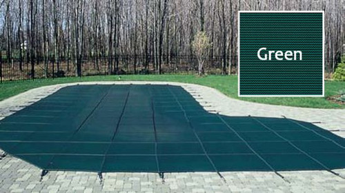 GLI Pool Products 18'X36'Re 4'X8'Ctr Sap Grn Mesh | 20-1836RE-CES48-SAP-GRN