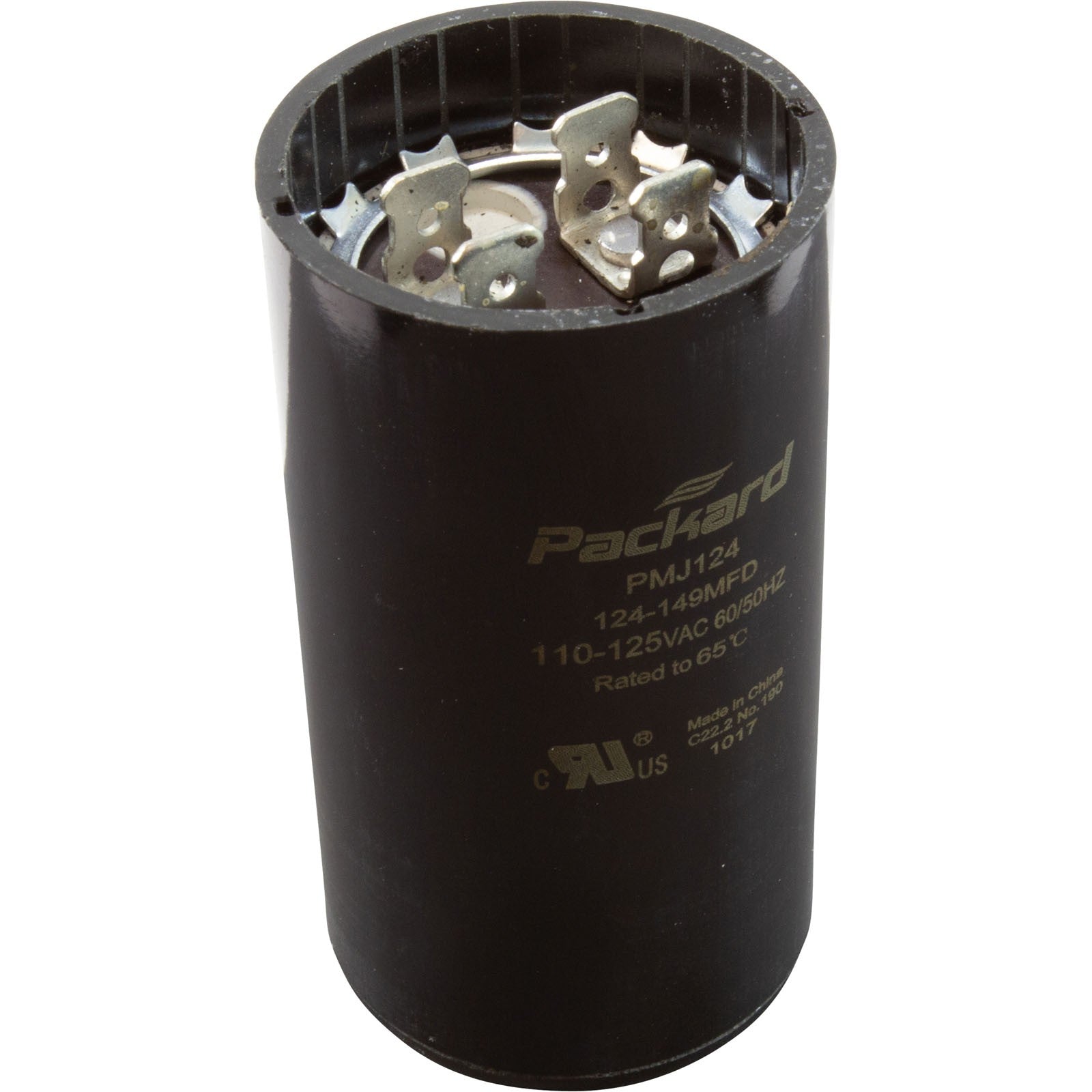 Start Capacitor, 124-149 MFD, 115v, 1-7/16" x 2-3/4" : BC-124