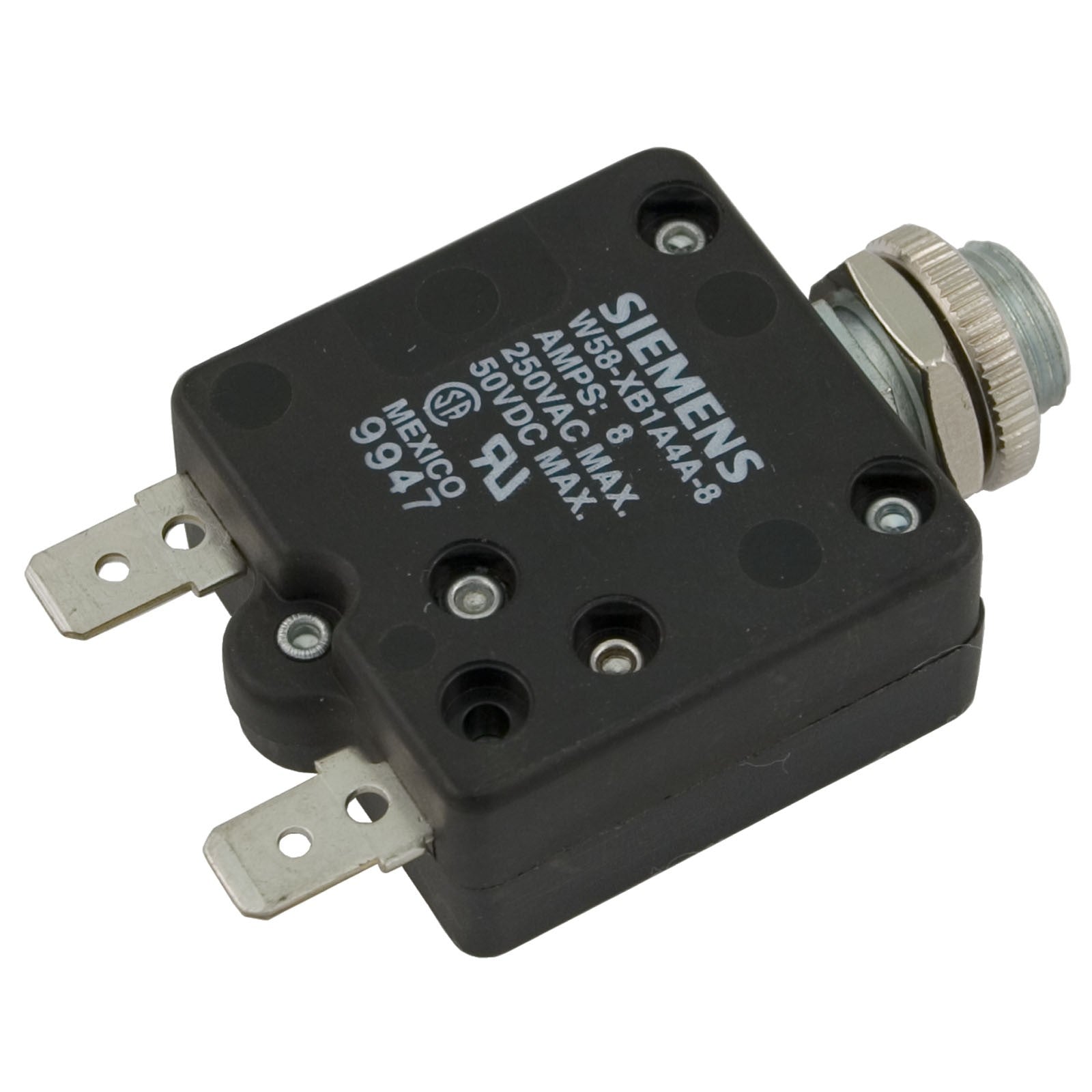 Circuit Breaker, Panel Mount, 8A, 115v :