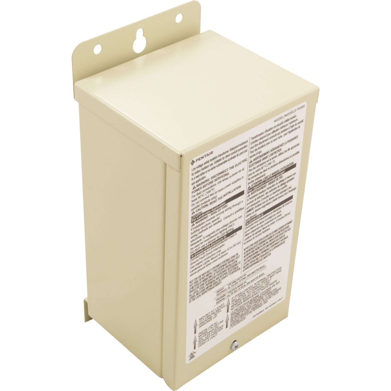 Transformer, Pentair, 12v to 14v, 300w : 619963