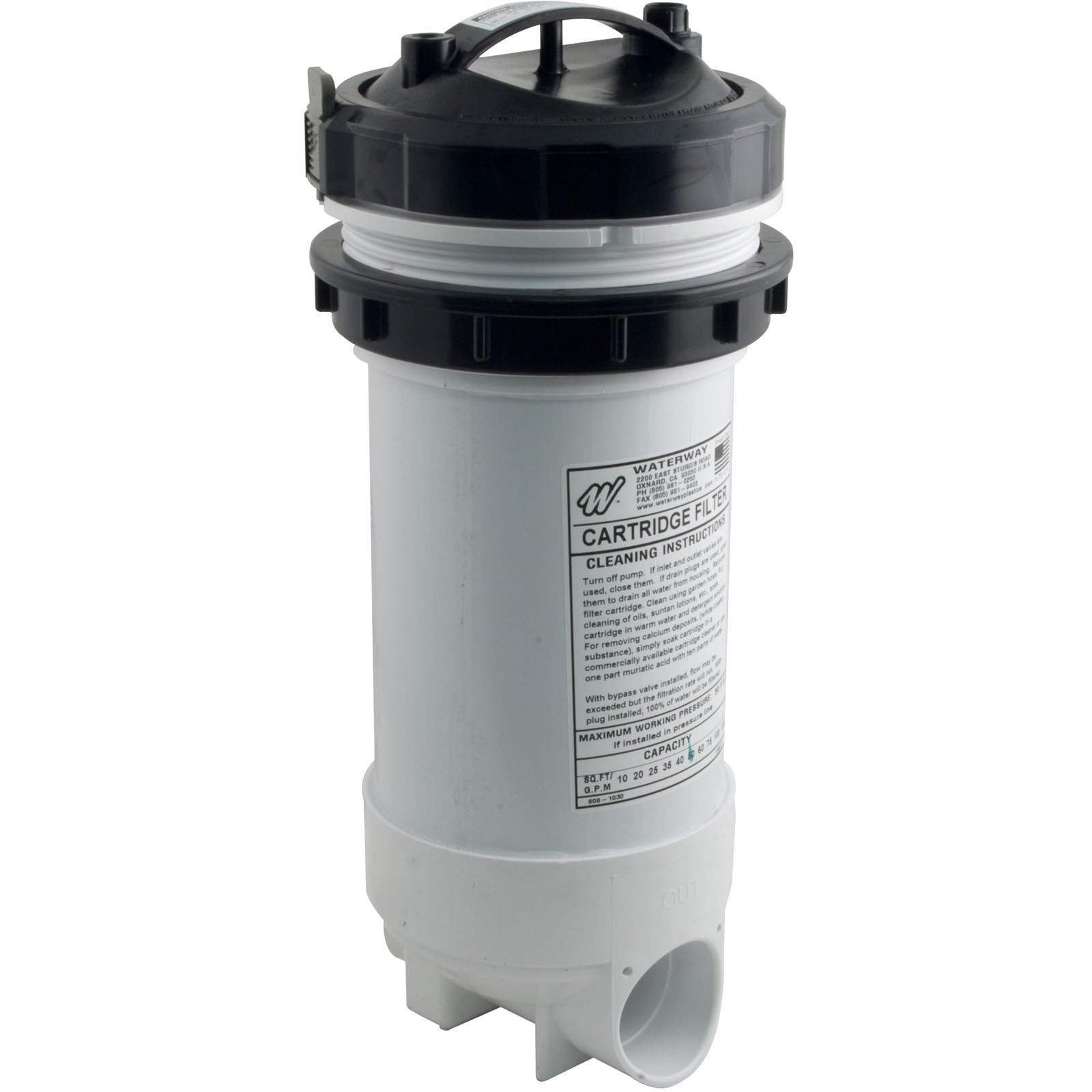 Cartridge Filter, Waterway Top Load, 50 sqft, 2" Slip : 502-5010