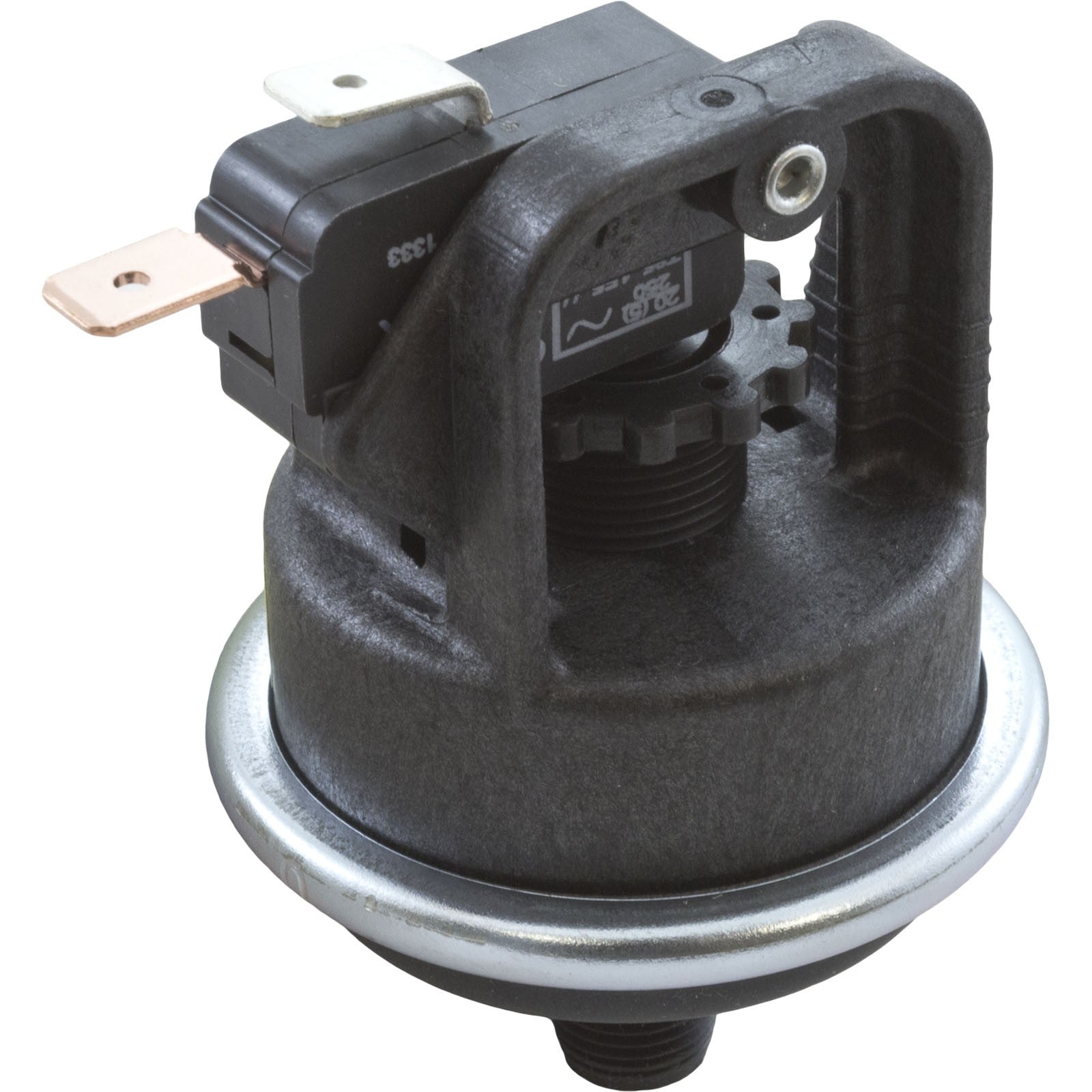 Pressure Switch 4010P, 25A, Tecmark, 1/8"mpt, SPNO, Plastic : 4010P