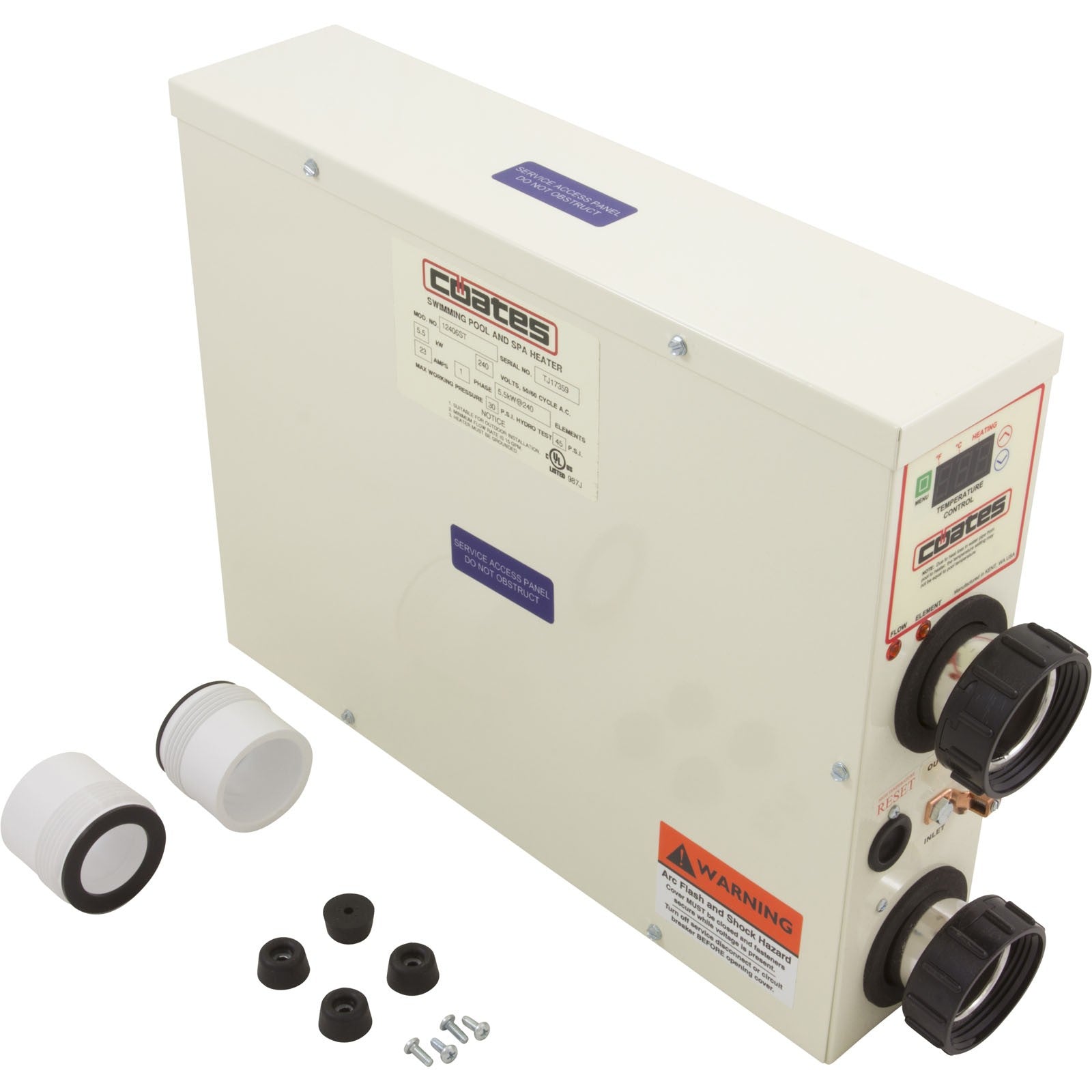 Electric Heater, Coates, 5.5Kw, 240V, Single Phase : 12406ST