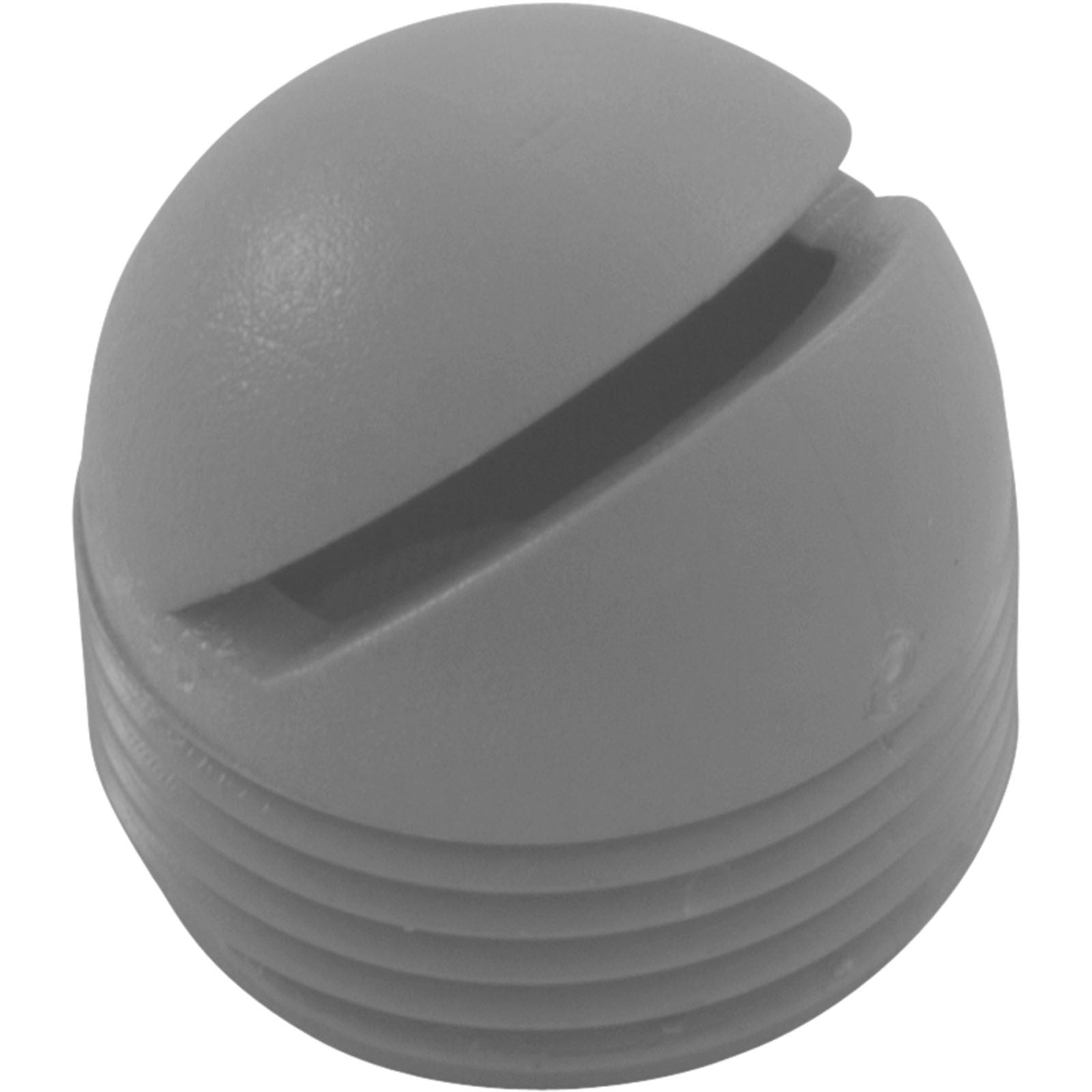 Aerator, CMP, 3/4"mpt, Round, Slotted, Gray : 25558-101-000