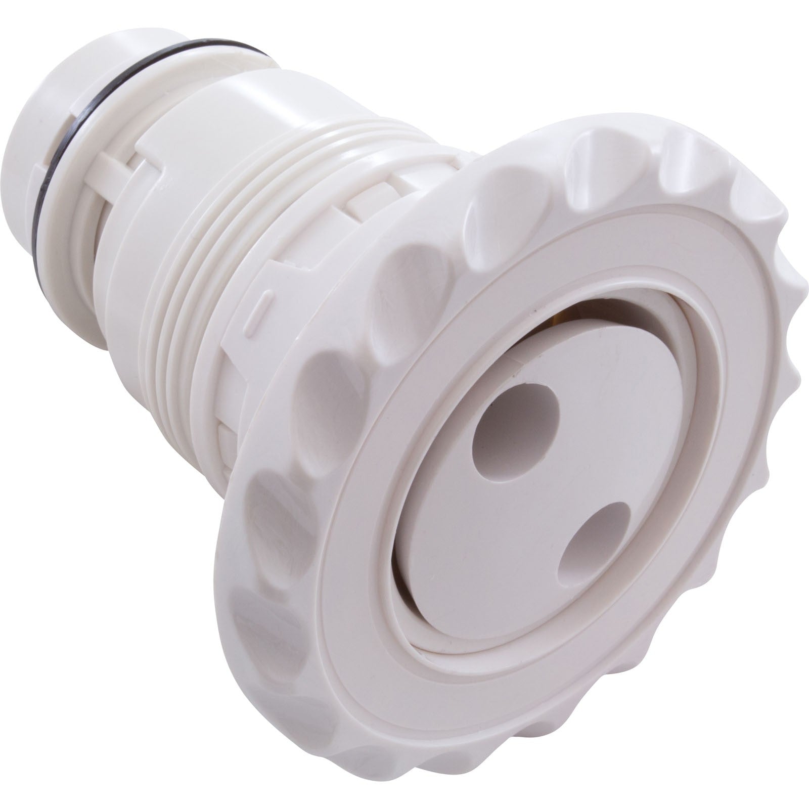 Jet Intl, WW Poly Jet, 3-3/8"fd, Pulsator, Dlx Scal, White : 210-6070