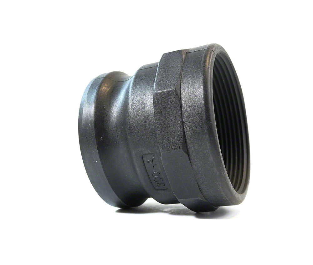 Polypropylene Cam and Groove Male Adapter x Female NPT Thread - 3 Inch - Type A Adapter