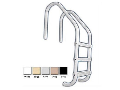 Saftron 24" Residential 3-Step In Ground Ladder, Gray, P-324-L3-G