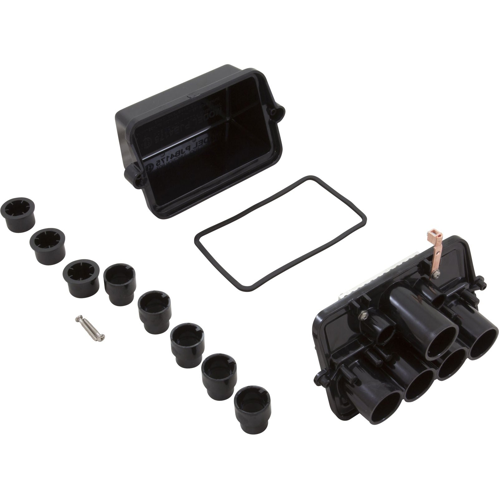 Plastic Pool/Spa Light Junction Box - Four Light Capacity W/ : PJB4175