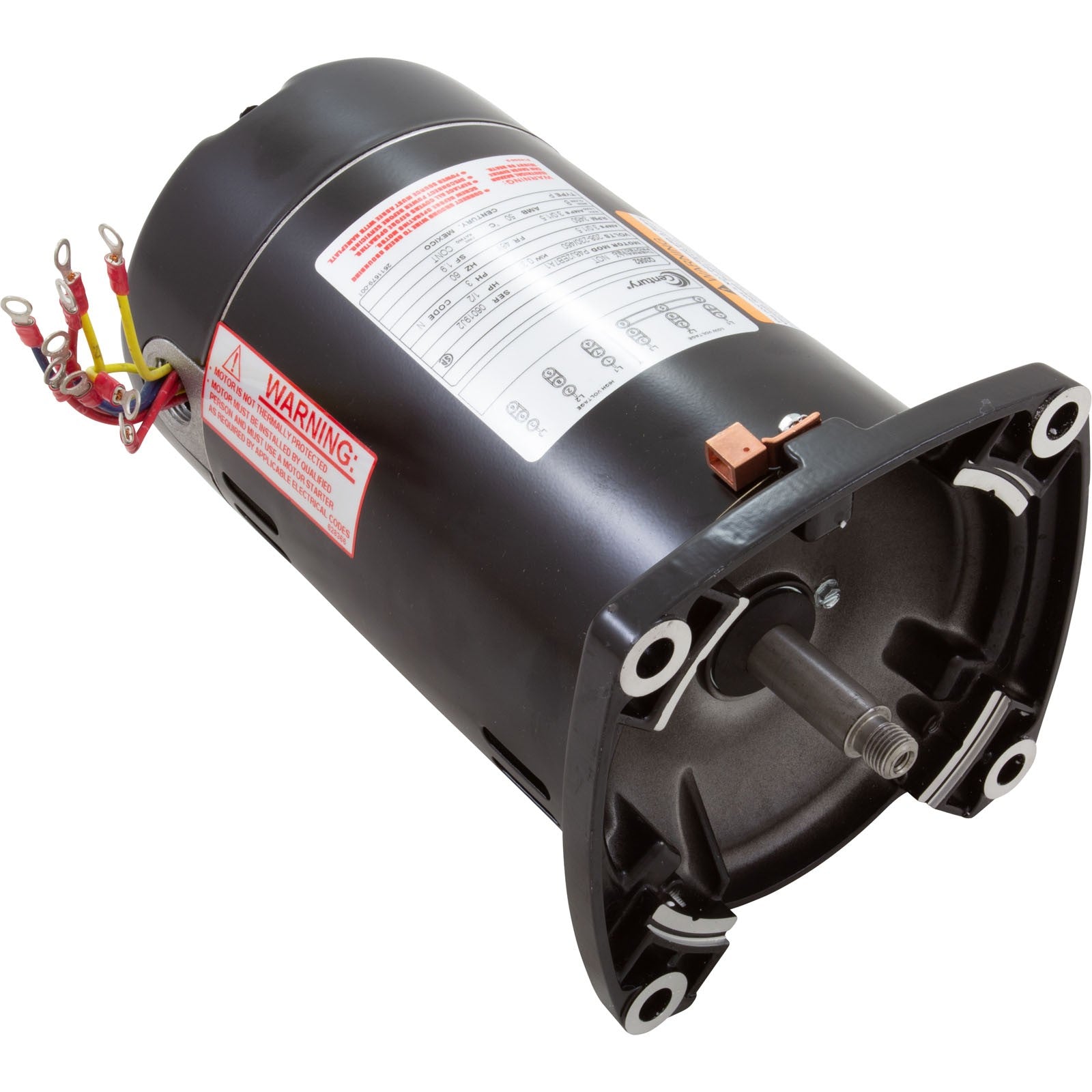 Mtr, Cent, .5Hp, 208-230/460V, 3Ph, 1-Sp, Sf1.9, 48Yfr 3450Rpm : Q3052