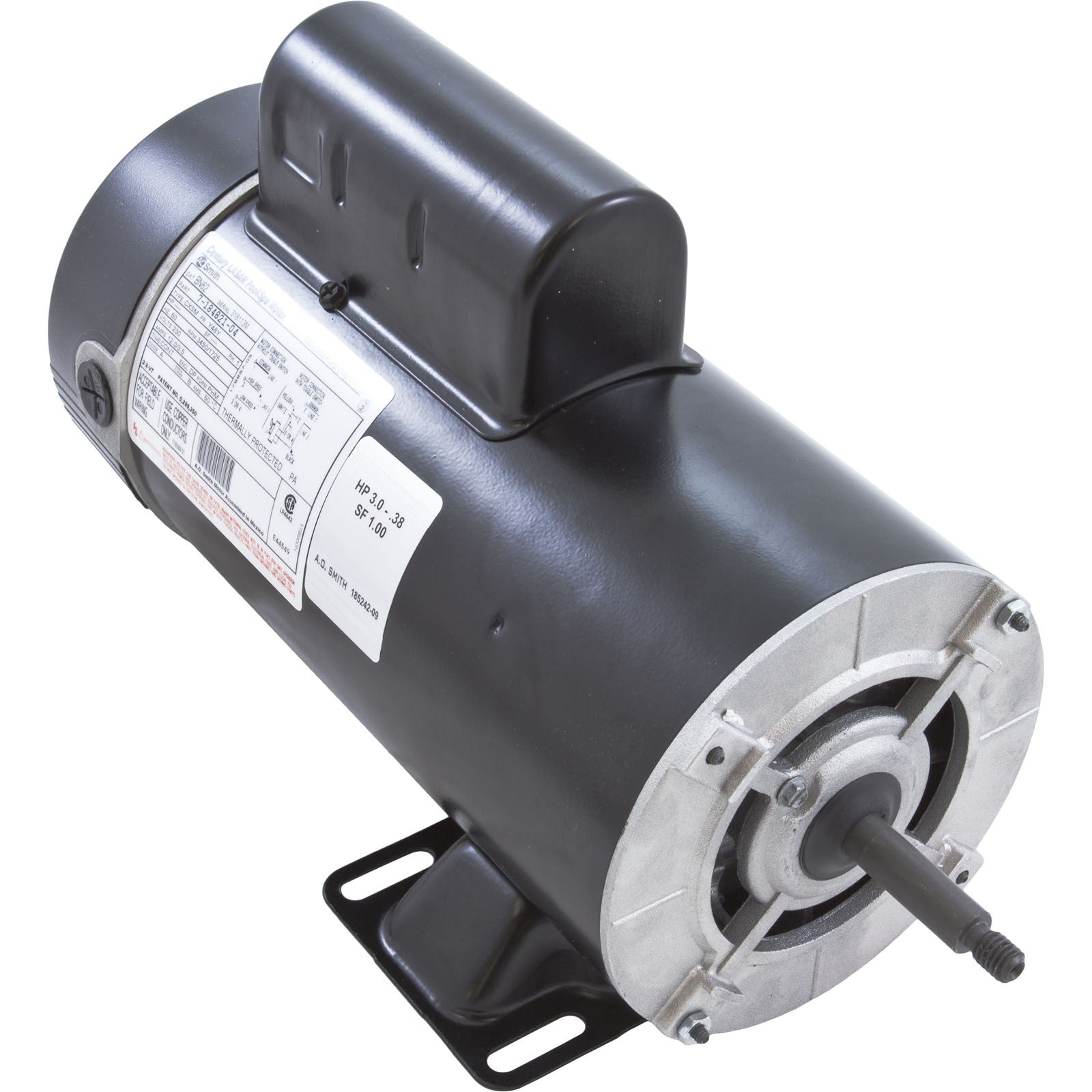 Motor, Century, 3.0 Horsepower, 230v, 2 Speed, 48 Frame : BN62