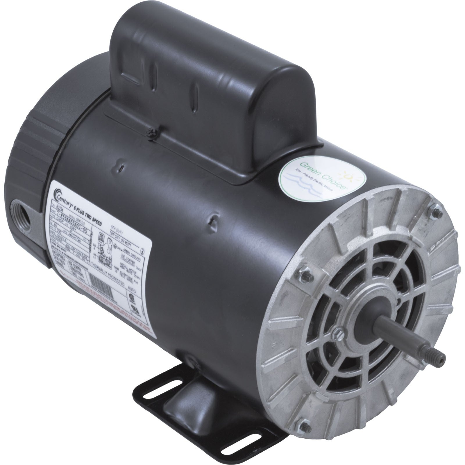 Motor, Century, 3.0 Horsepower, 230v, 2 Speed, 56 Y Frame : B2234
