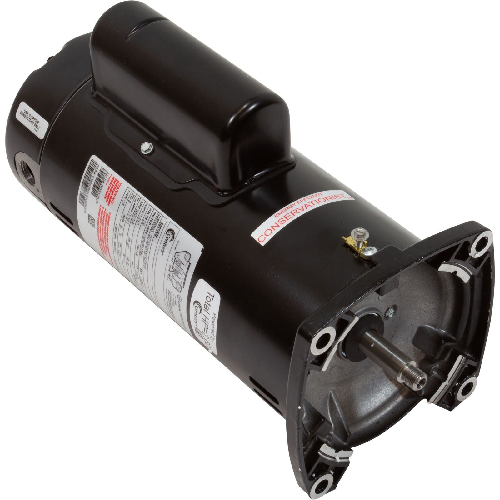 Motor, Century, 2.0hp, 230v, 2-Spd, 48Yfr, SQFL, Full : SQS1202R