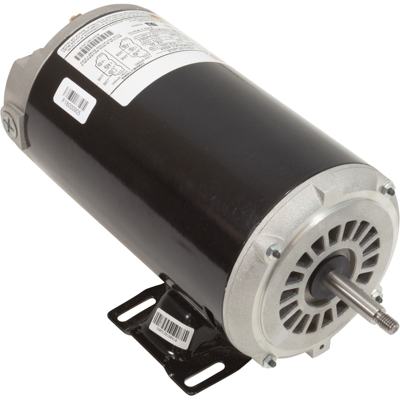 Motor, US Motor, 1.5 Horsepower, ThruBolt, 2-Speed, 230v, 48Y : AGH15FL2CS