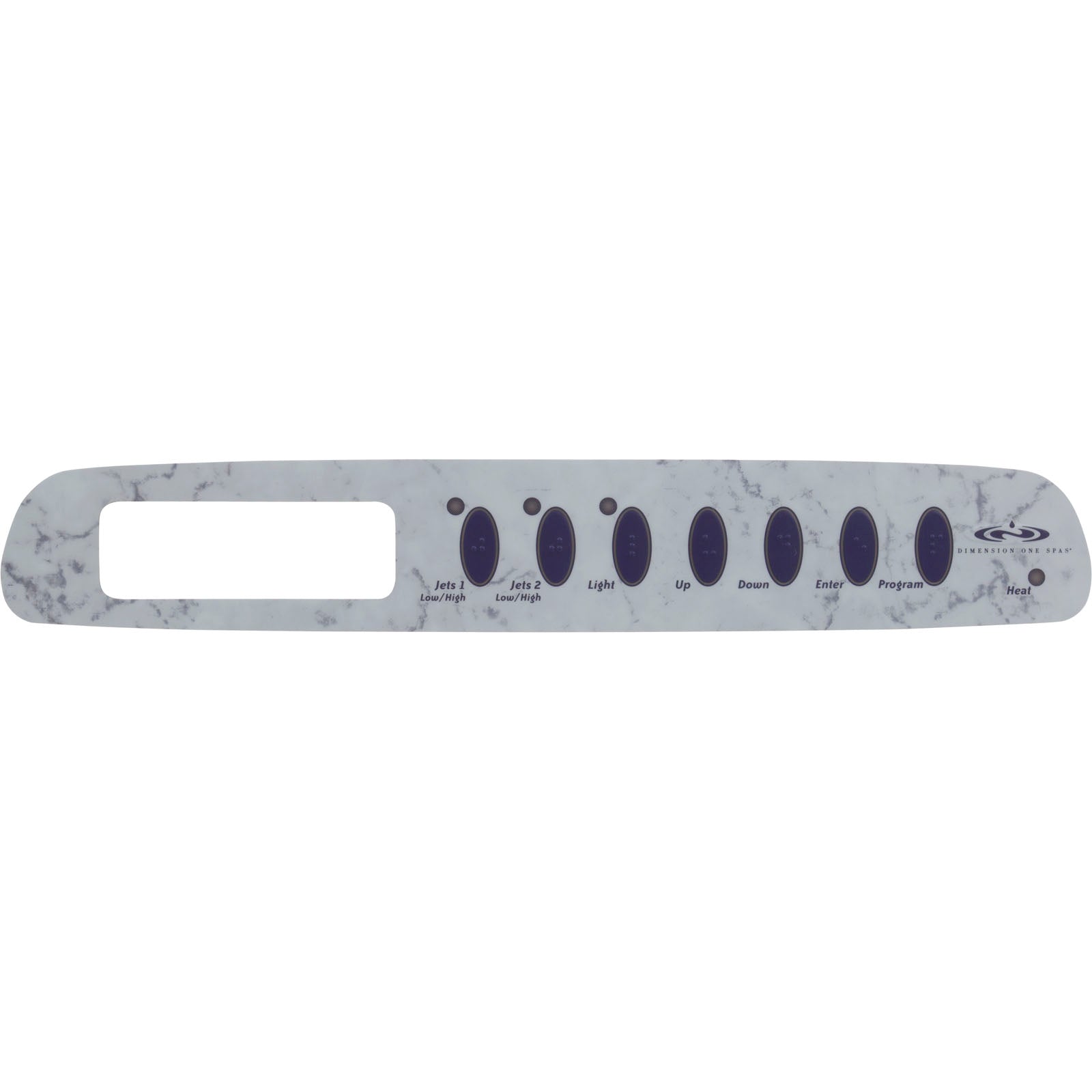 Overlay, Dimension One, Jet/Light, 7 Button