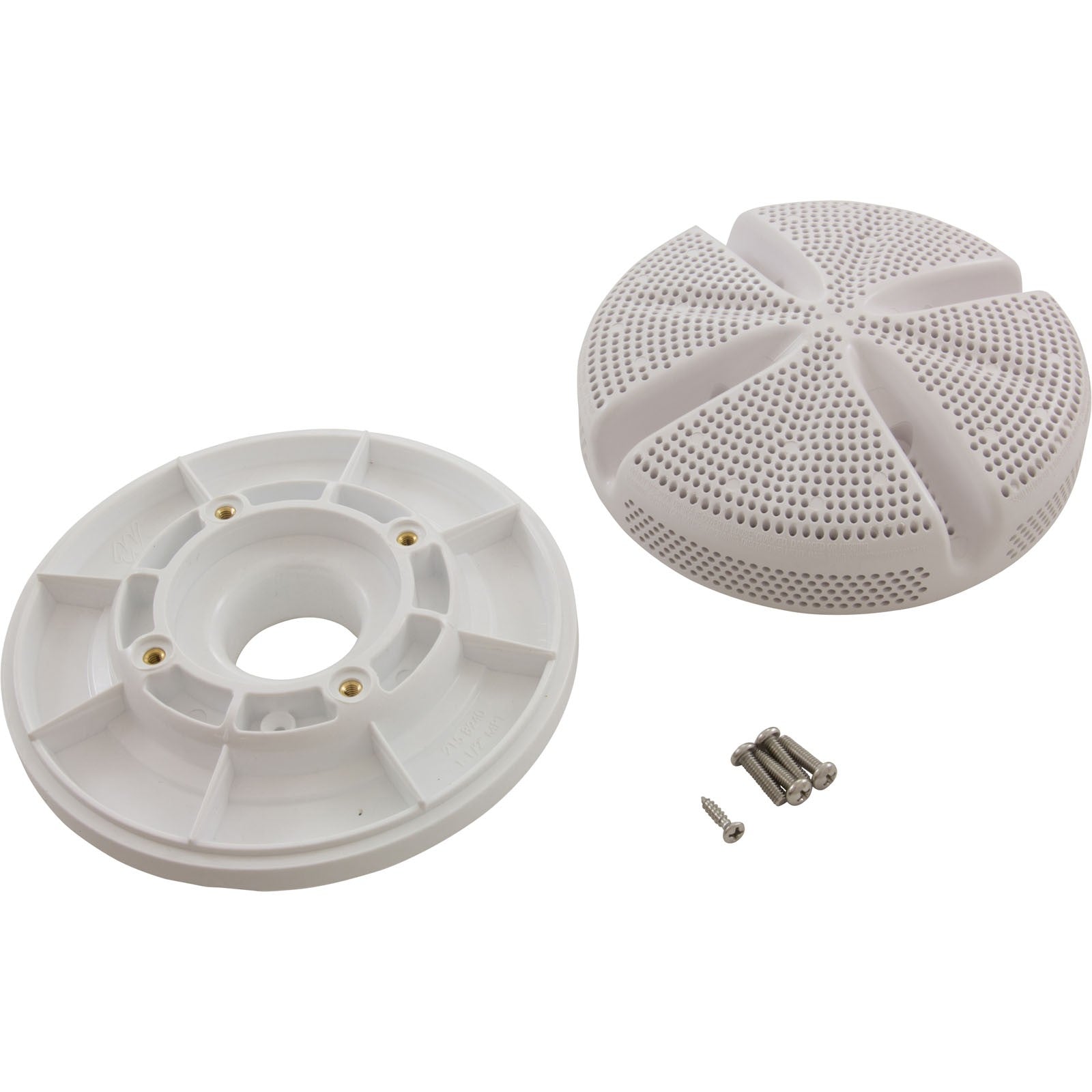 6" Ultra Suction, 1.5"Thrd, White : 640-8240 V