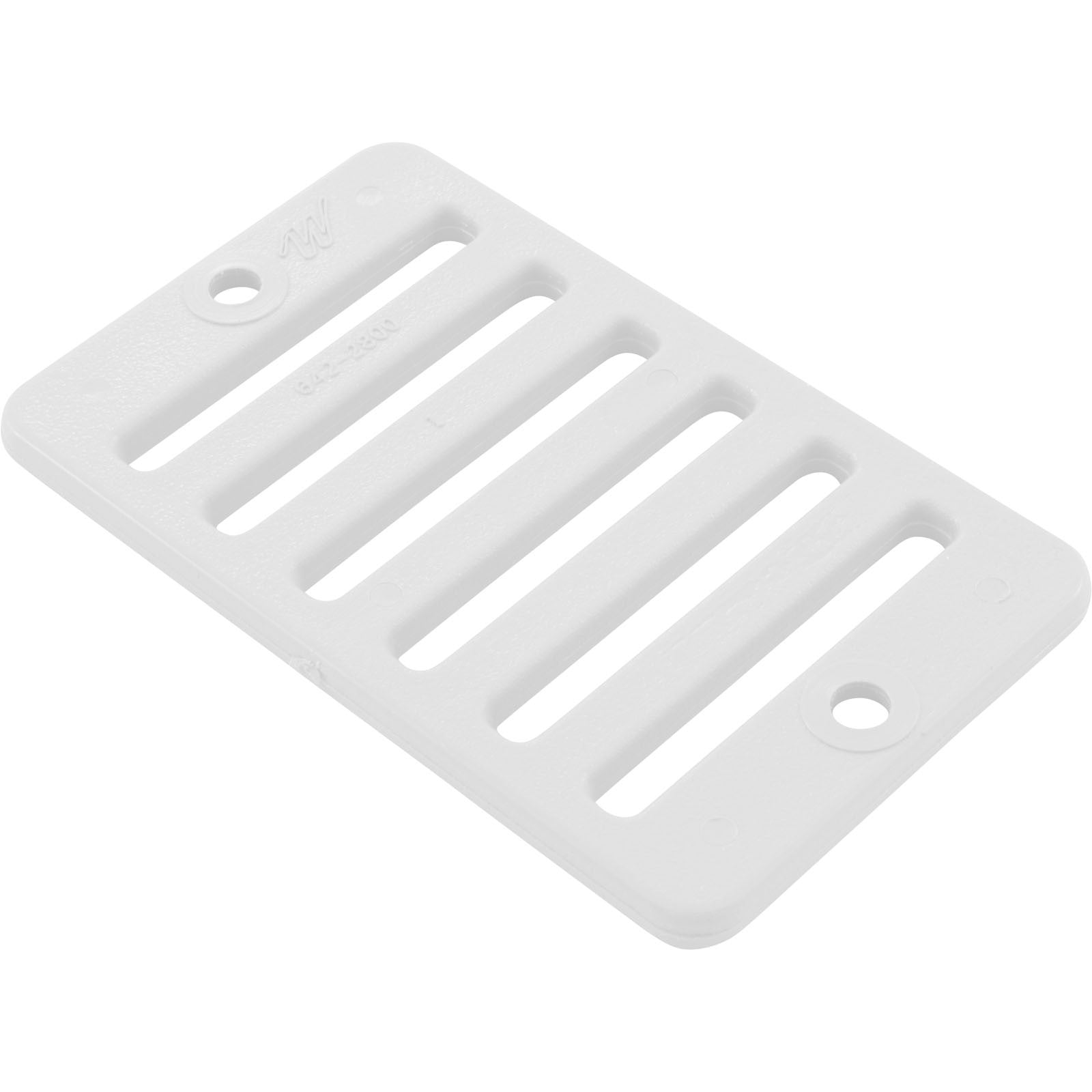 2"X 4" Deck/Gutter Drain Grate-Wht. : 642-2800