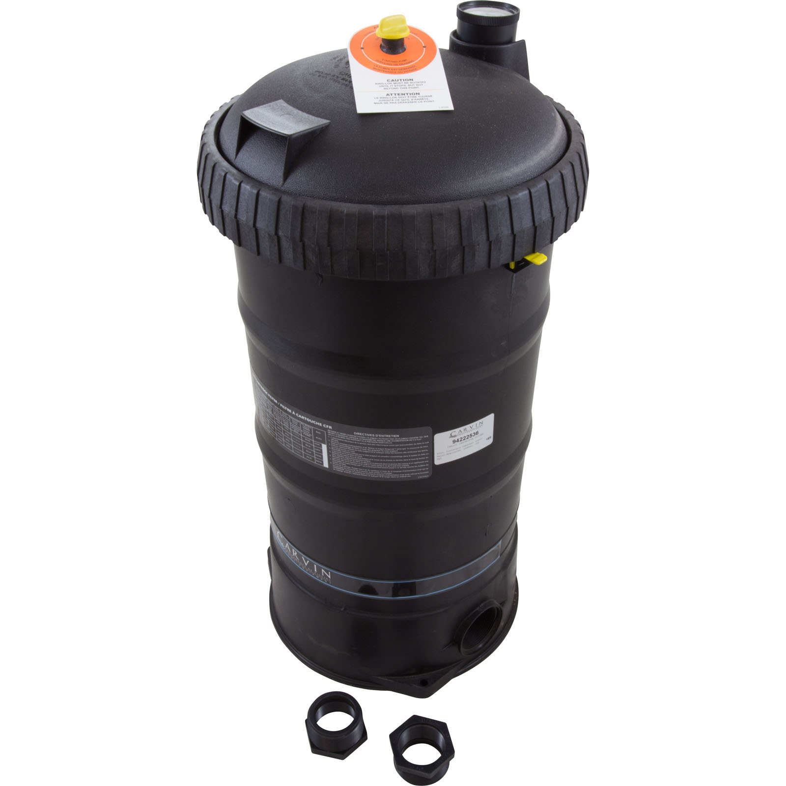 Cartridge Filter, Carvin CFR-100, 100sqft, 100gpm, 2″fpt | 94222536