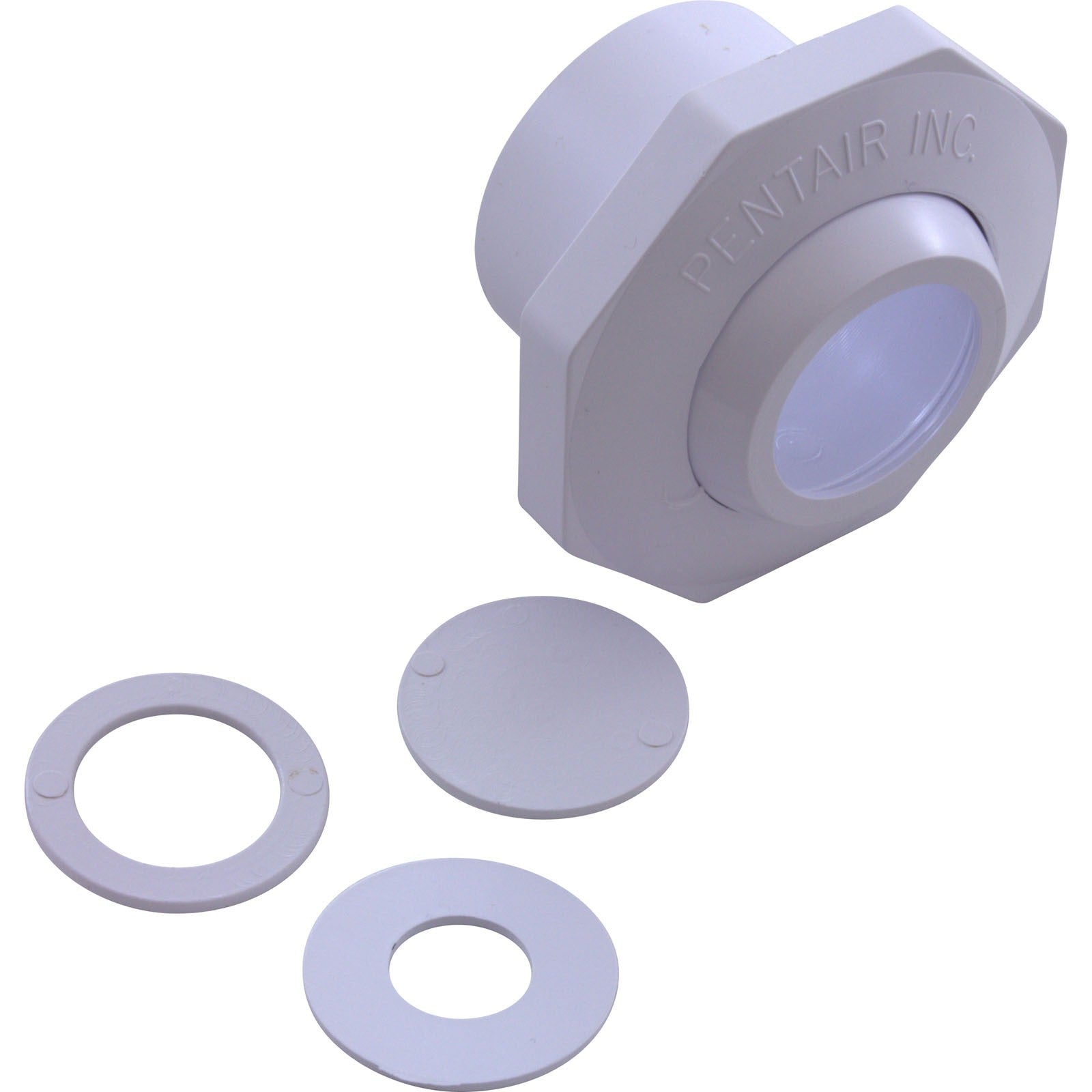 Inlet Fitting, Pentair, 1-1/2" Slip, Economy Insider, White : 542002