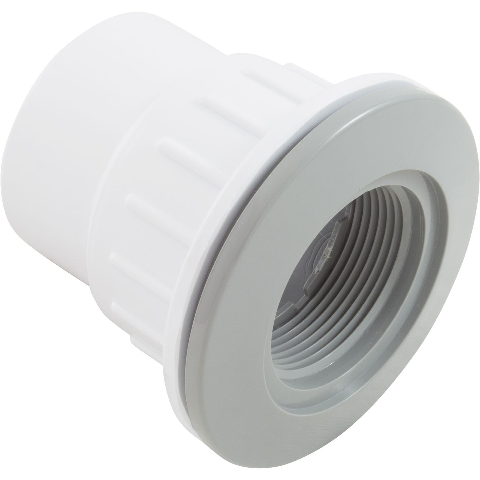 Wall Fitting, CMP FiberGlass, with Gasket, 1-1/2" Slip, Gray : 25523-501-100