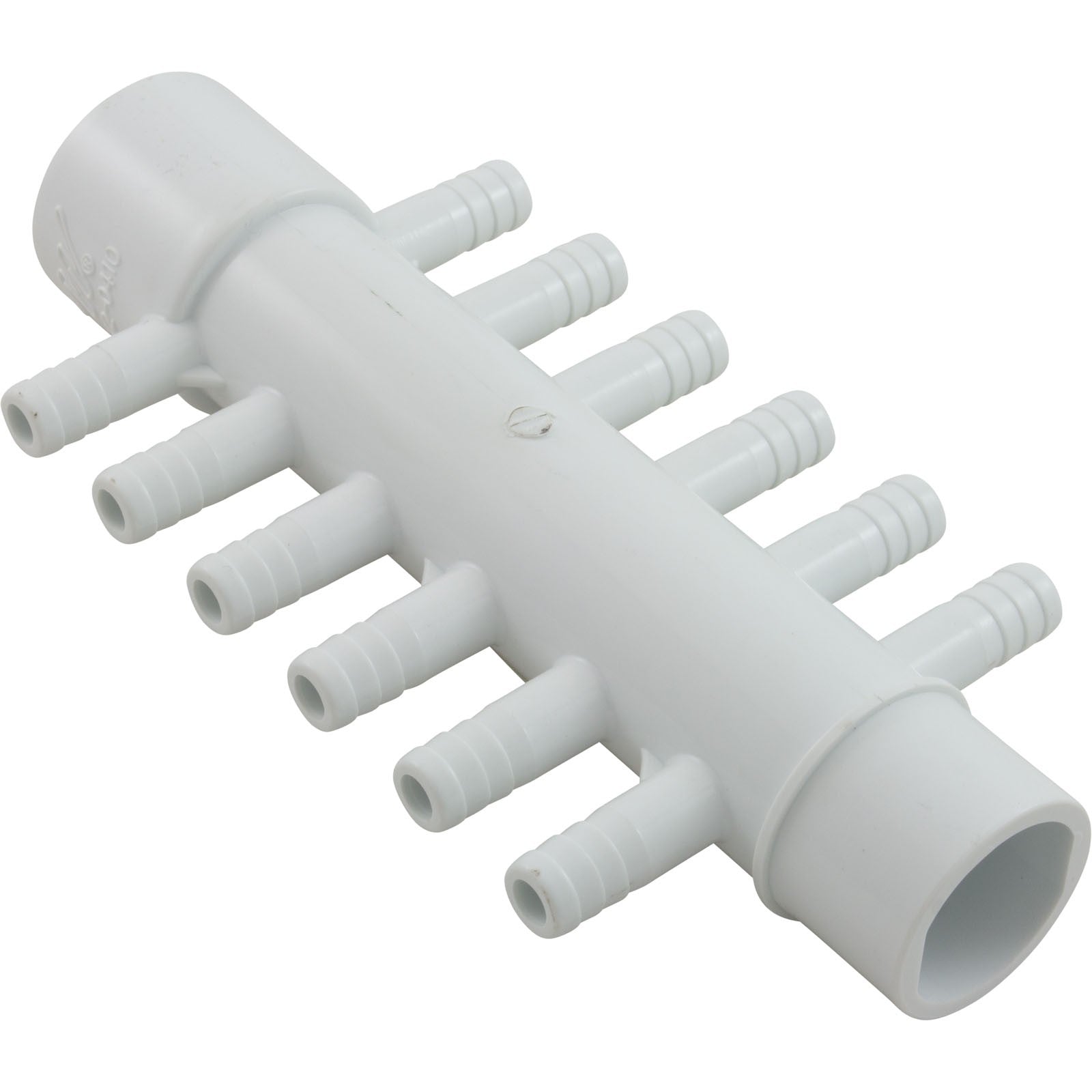 Manifold, 3/8" Barb, 12 Port, 1" Slip x 1" Spigot : 672-0410