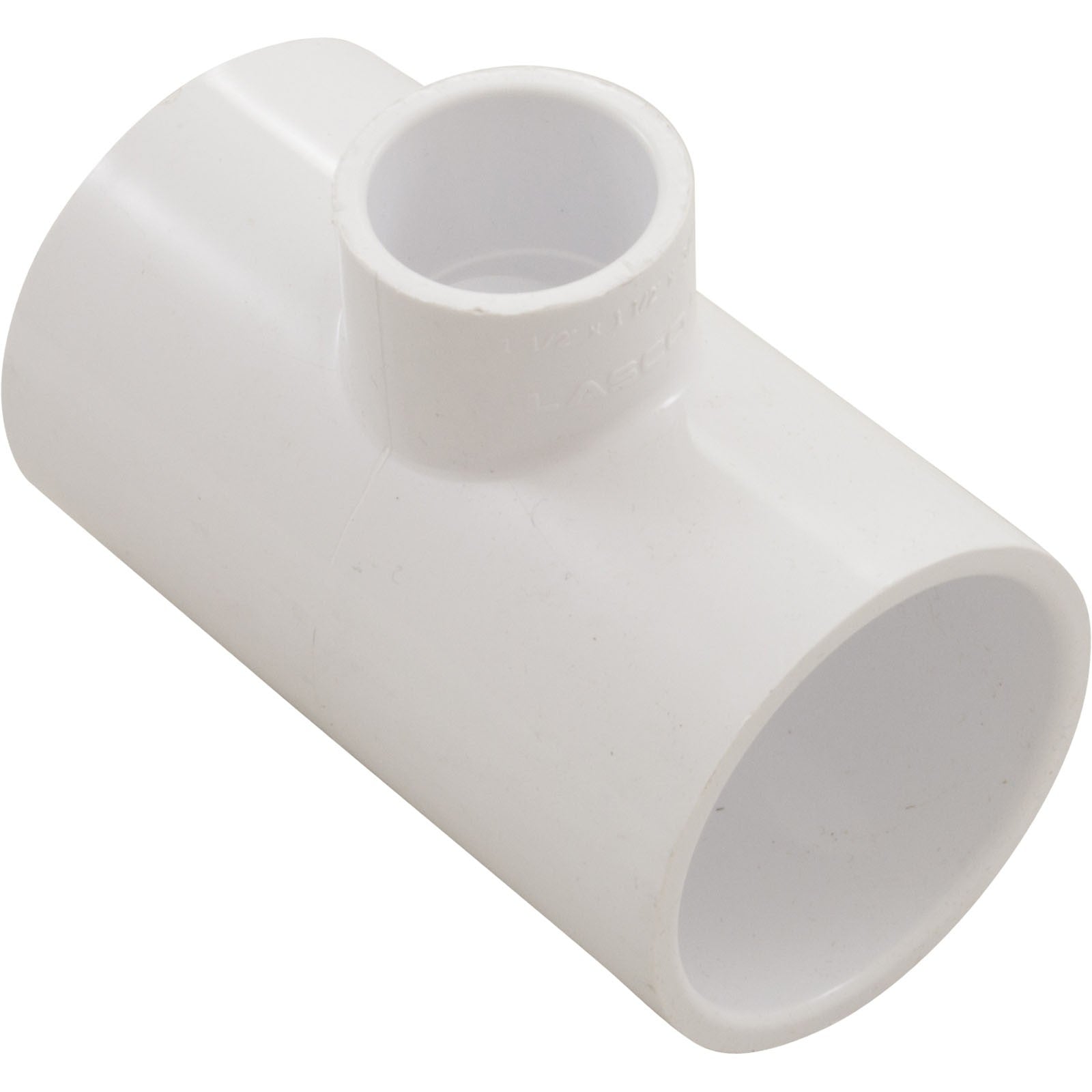Tee, Lasco, 1-1/2"s x 1-1/2"s x 3/4"s, SCH40 PVC : 401-210