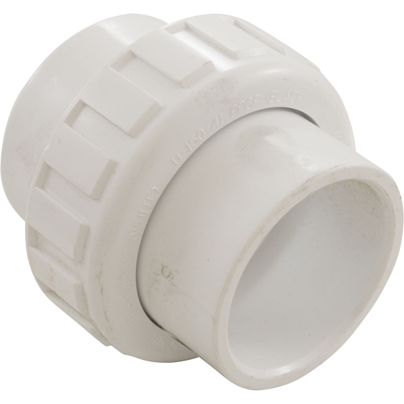 Union, Praher Full Flow, 1-1/2" Slip x 1-1/2" Slip, SCH40 PVC : 150-100
