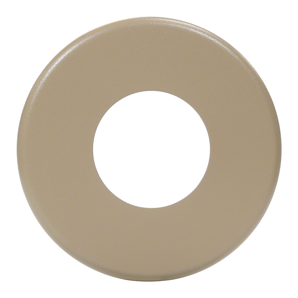Stainless Steel Round Escutcheon Plate - 1.90 Inch O.D. - Powder Coated Taupe