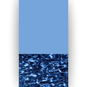 Swimline 15' x 30' Oval Bottom Swirl 48-52" Above Ground Overlap Liner, LI1530SB