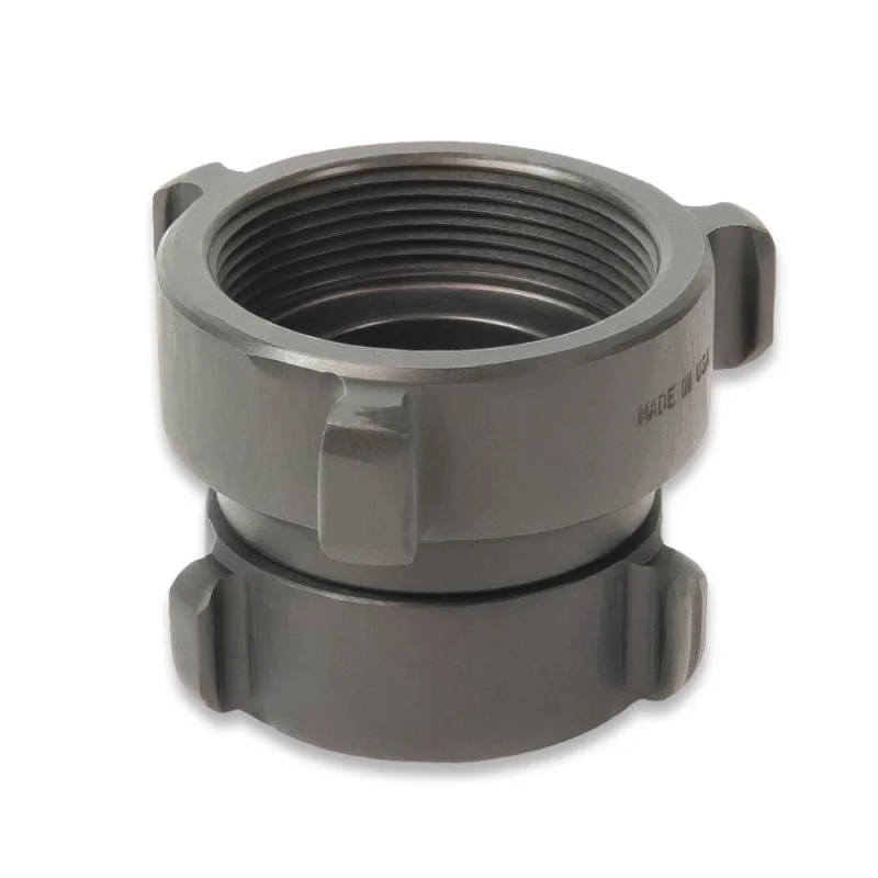 2.5" NH (NST) Female Swivel x 1.5" NH (NST) Female Rigid Adapter Aluminum