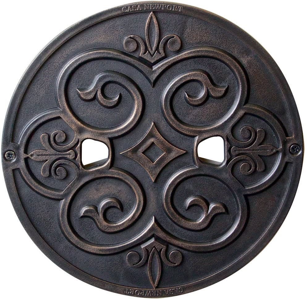 Casa Newport Bronze Color Metal Premium Skimmer Lid (9.9" Lid)