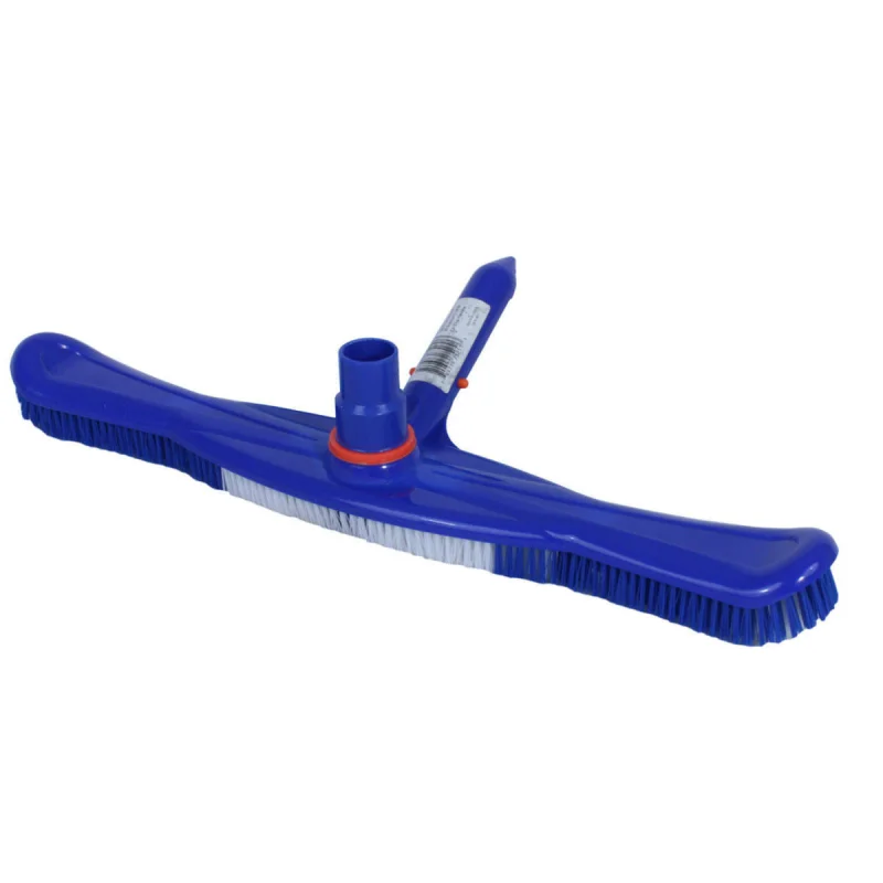 20" Pool Spa Brush Vacuum Head Combo with Swivel Hose cuff Nylon Bristles