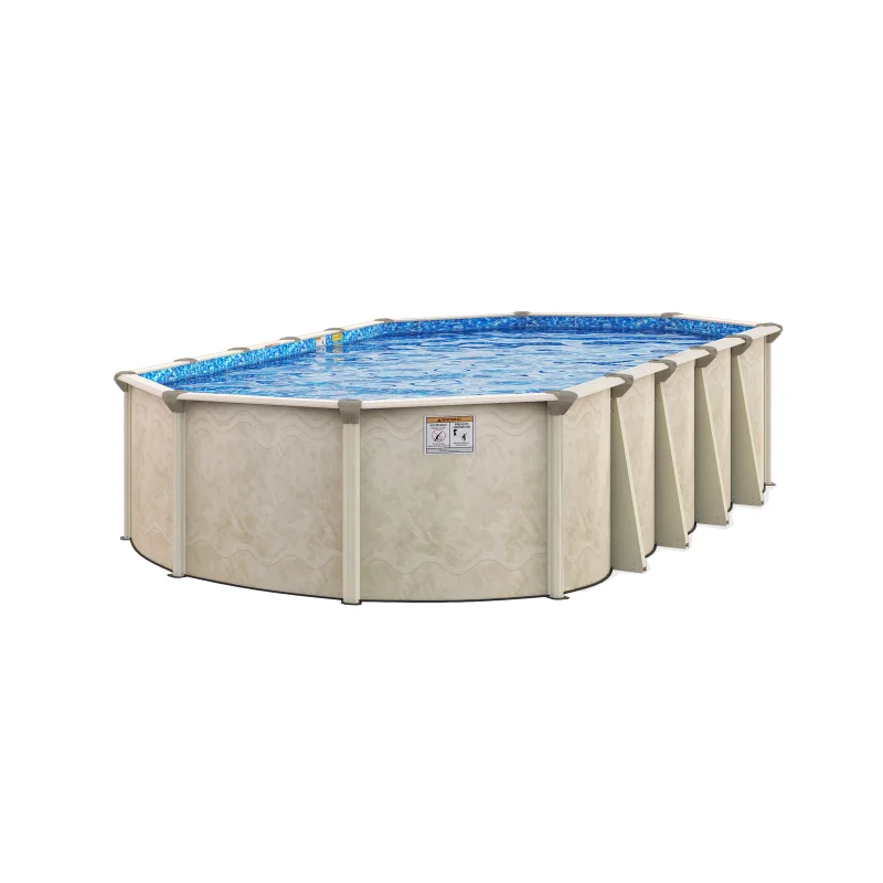 20' x 12' Oval Above-Ground Pool with 52" Steel Wall | Lake Vista | 25-Year Warranty