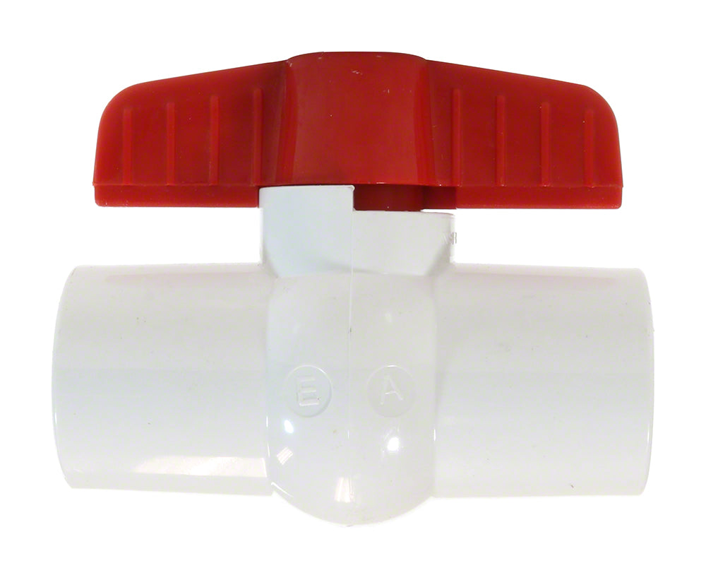 PVC Ball Valve - 3/4 Inch Solvent x Solvent - NSF