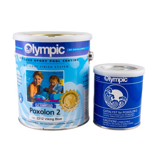 Olympic Poxolon 2 Epoxy Pool Paint - Red Pepper / Gallon