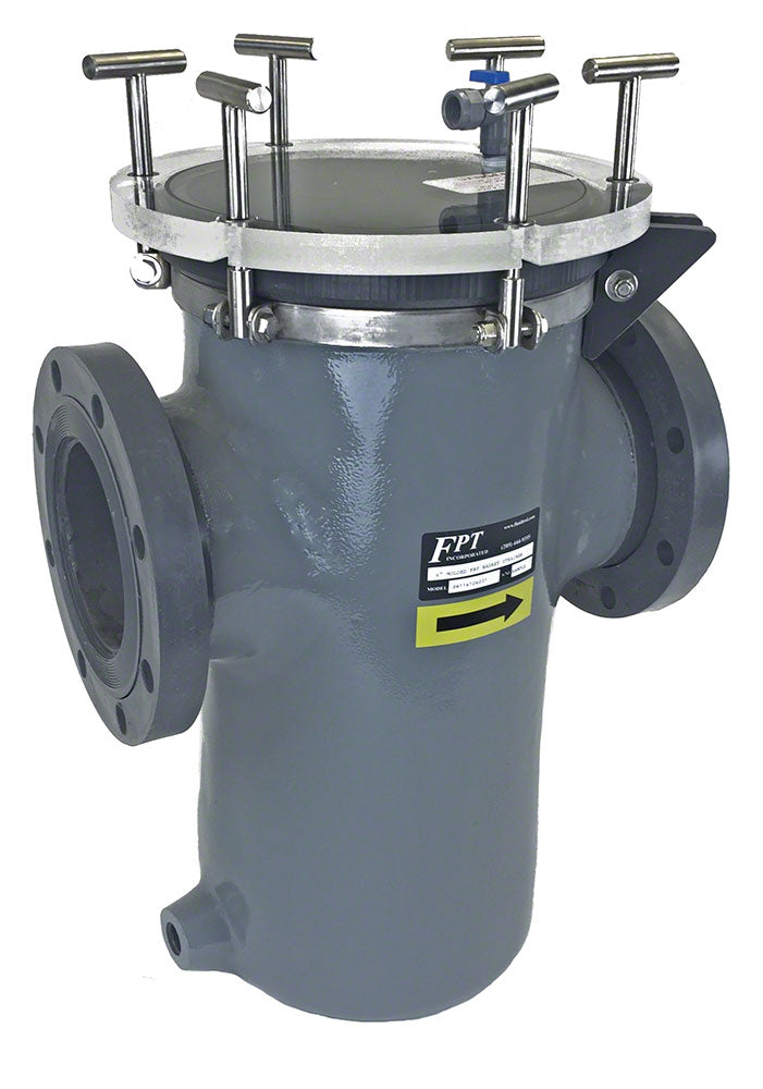 SW Series PVC/FRP Basket Strainer With Stainless Steel Basket 6 Inch Connections
