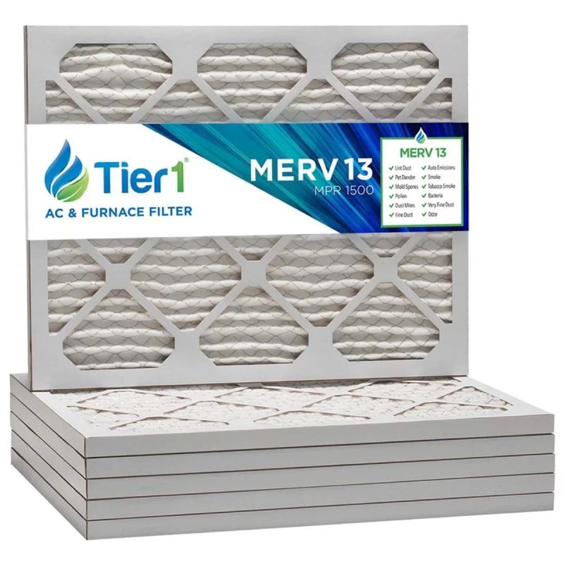 22x24x1 Merv 13 Universal Air Filter By Tier1 (6-Pack)