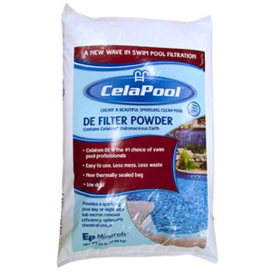 Celapool 24 Lb D.E. Powder Diatomaceous Earth Polybag, CELAPOOL 40 QT