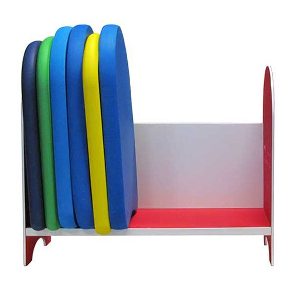 Small Red Kickboard Storage Rack - Wall Mountable - Holds 12-18 Kickboards