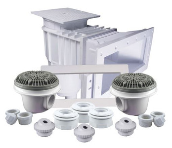 CMP White In-Ground Vinyl Skimmer Builder Pack, 25160-010-900N
