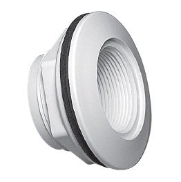 CMP 25550-000-000 Vinyl Pool In/Out Fitting 1.5" Fip White