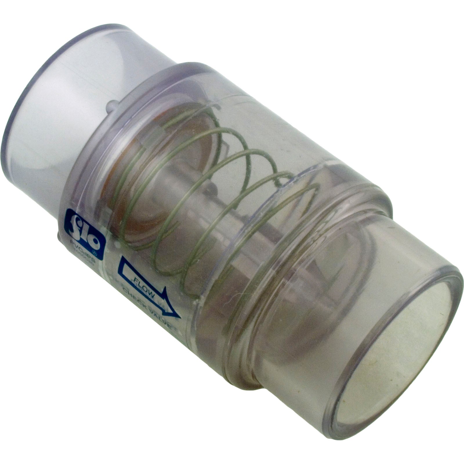 Check Valve, Flo Control, Spring, 1-1/2"s/2"spg, 1/4 lb, Air