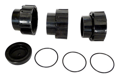 Zodiac Half Unions With O-Rings and Drain Plug Cap, R0558200
