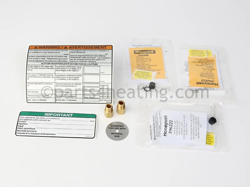 Reznor269852Gas Conversion Kit, Propane to Natural