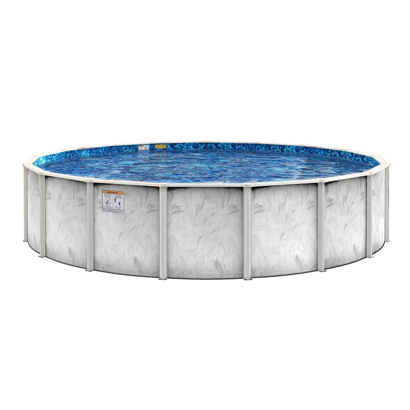 27' Round Above-Ground Pool with 52" Steel Wall | River Breeze | 20-Year Warranty